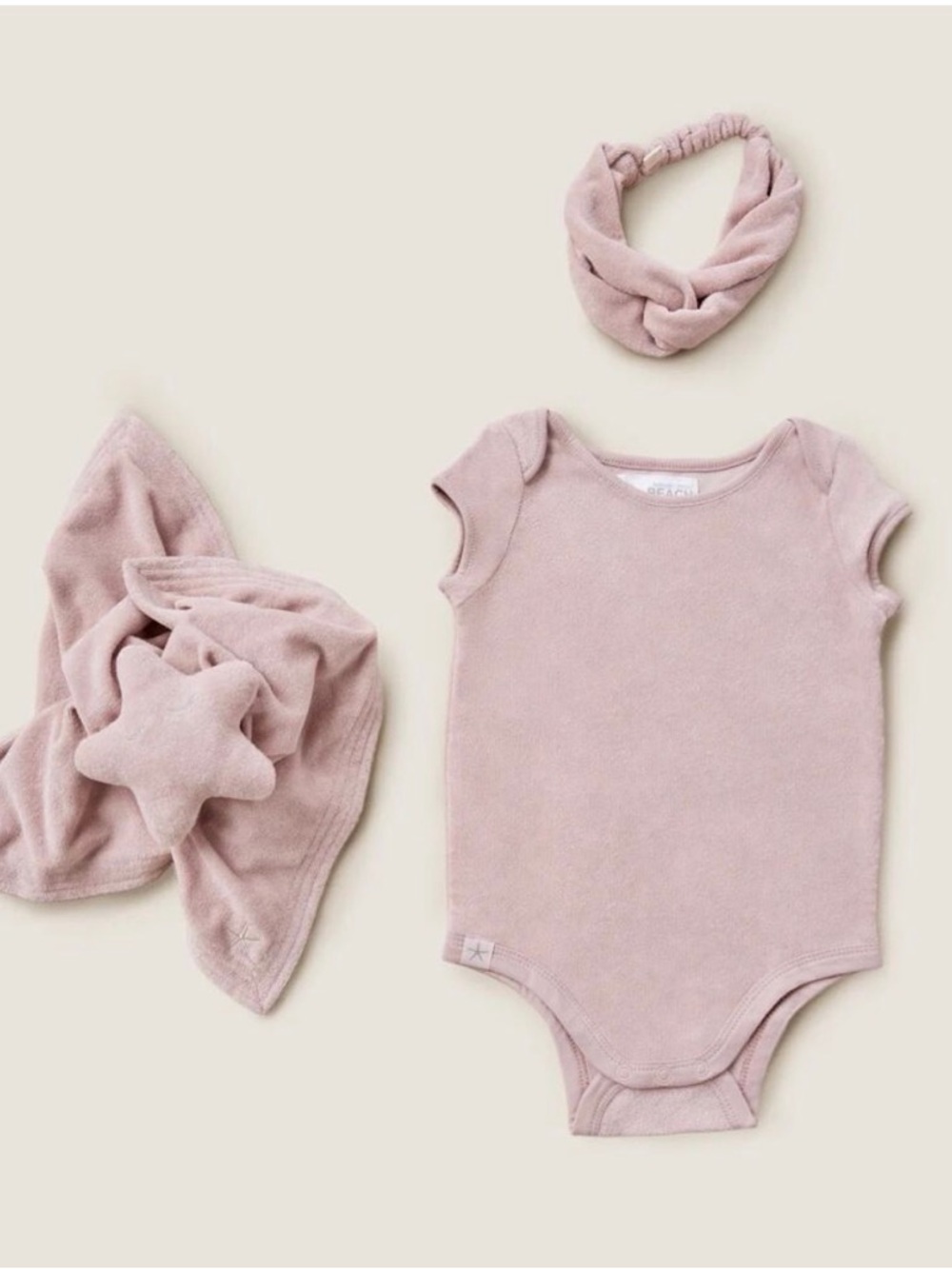 BAREFOOT DREAMS  Baby Girl's Cozyterry Romper Baby Bundle NEW